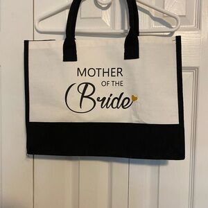 Mother Of The Bride tote, with make-up bag and insulated cup.